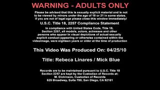 Rebeca Linares Fucking In The Couch With Her Black Hair – Mick Blue