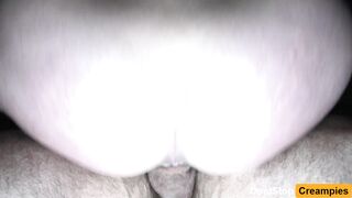 She POUNDS His Cock To A CREAMY CUM MESS! – Post Orgasm COWGIRL SQUAT CREAMPIE