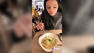 A curvaceous MILF is flaunting her big, juicy tits on the escalator. Who knew KiraQueen was a fan of public titillation? Glaminogirls, eat your heart out. – @GlaminoGirls’s Sex Reel