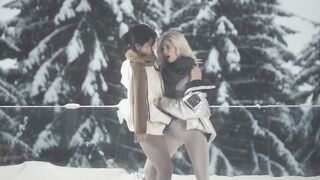 FrolicMe – Candee Licious And Sandrillon – Snow Fall