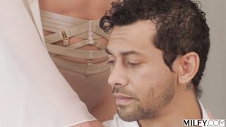 Married Redhead Jessi Rae Trains Her Boy-Toy to Be Obedient