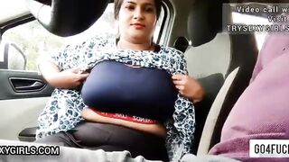 Desi Girlfriend Ko Birthday Gift Dheke Chodha Car Me – Hindi Audio – Ko Ko